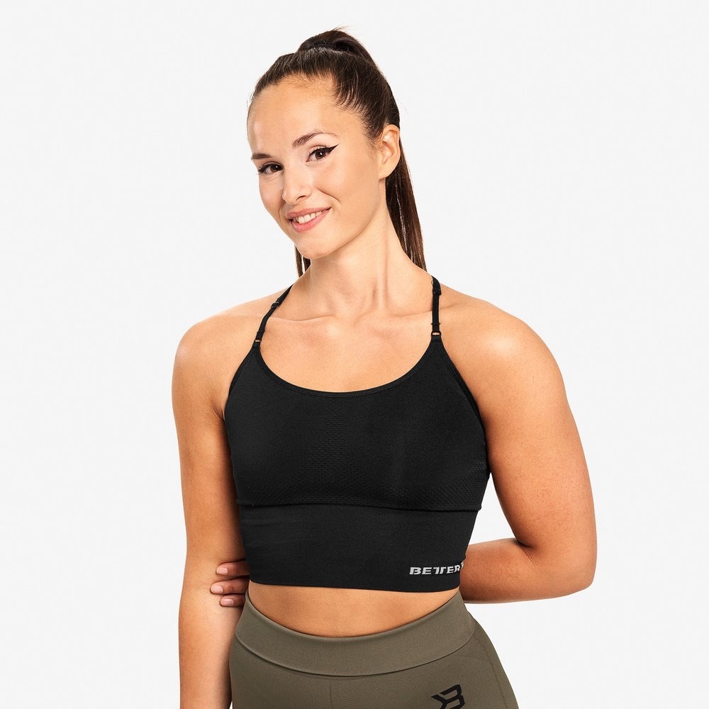 ✨ Astoria Seamless Bra -
Black✨
